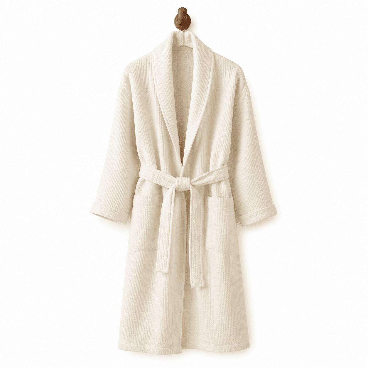 Waffle Cotton Bathrobe